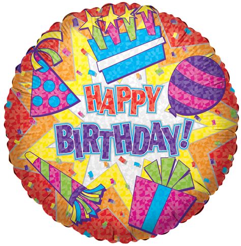 Buy 18 Happy Birthday Colorful Burst Balloons For Only 08 Usd By