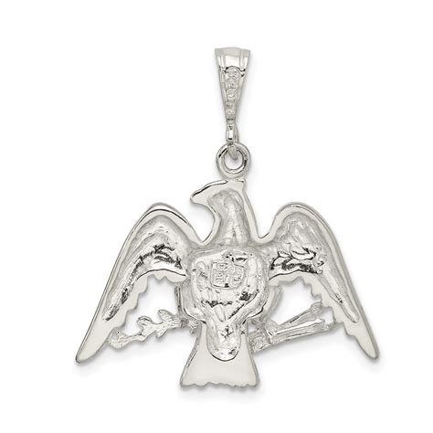925 Sterling Silver Eagle Pendant Charm Necklace Bird Fine Jewelry