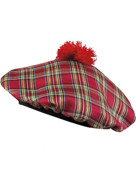 Red Scottish Hat For Adults Express Delivery Funidelia