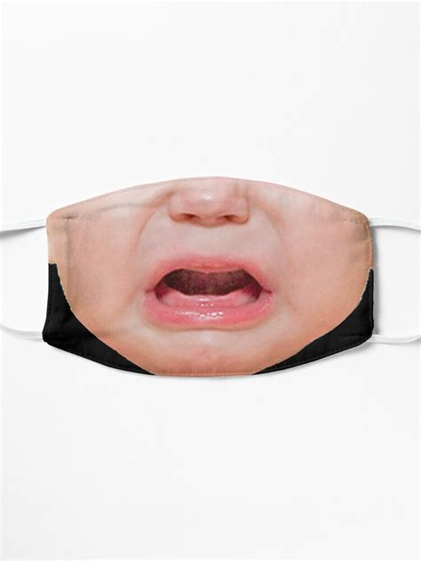 Funny Crying Baby Face Mask Mask For Sale By Lois7eunice Redbubble