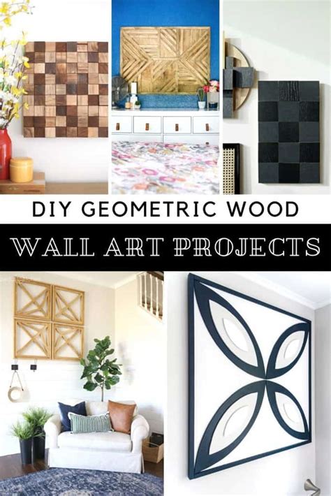10 Easy Diy Geometric Wood Wall Art Projects Joyful Derivatives