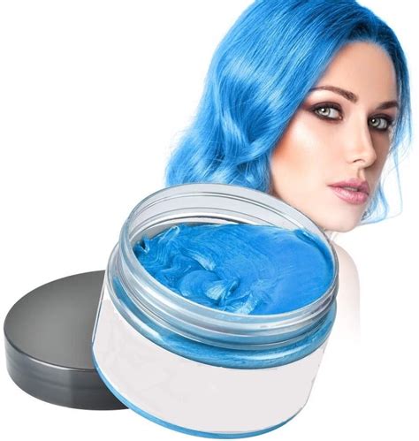 Mofajang Hair Coloring Wax Blue Temporary Hairstyle Cream 44 Off