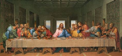 The last supper refers to the last meal jesus ate with his disciples before his betrayal and arrest. Leonardo da Vinci (1452-1519) - The Last Supper (1495-1498 ...