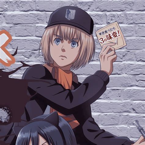 𝐀𝐑𝐌𝐈𝐍 ↺┊ In 2021 Armin Armin Arlert Official Art Armin Manga Icon
