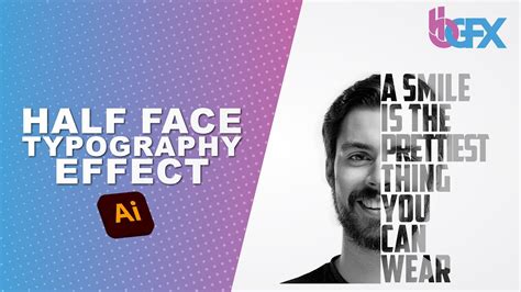 How To Create A Half Face Typography Text Portrait Adobe Illustrator YouTube