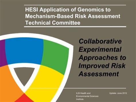 Collaborative Experimental Approaches To Improved Risk Assessment