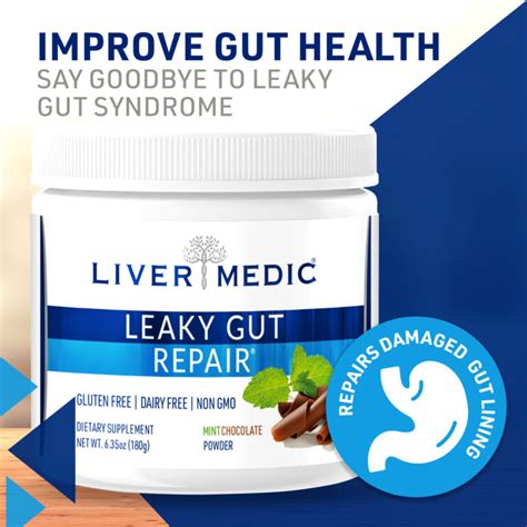 Repair Your Leaky Gut Mint Chocolate Powder Liver Medic