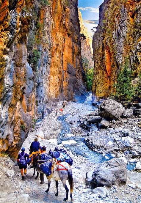 World Come To My Home 1037 Greece Crete Gorge Of Samaria