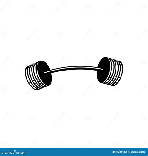 Barbell Icon Design Template Vector Isolated Stock Illustration