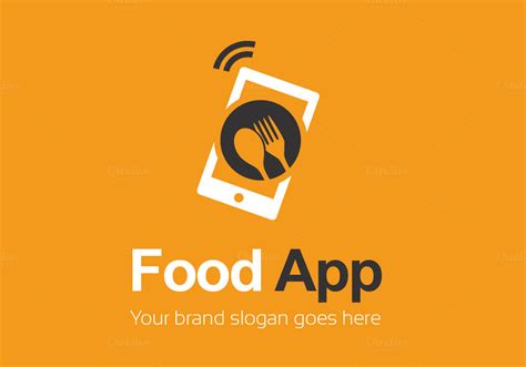 The description of food4all app. Food App Logo Template ~ Logo Templates on Creative Market