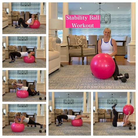 15 Minute Beginner Exercise Ball Workout Workout With Jordan Artofit
