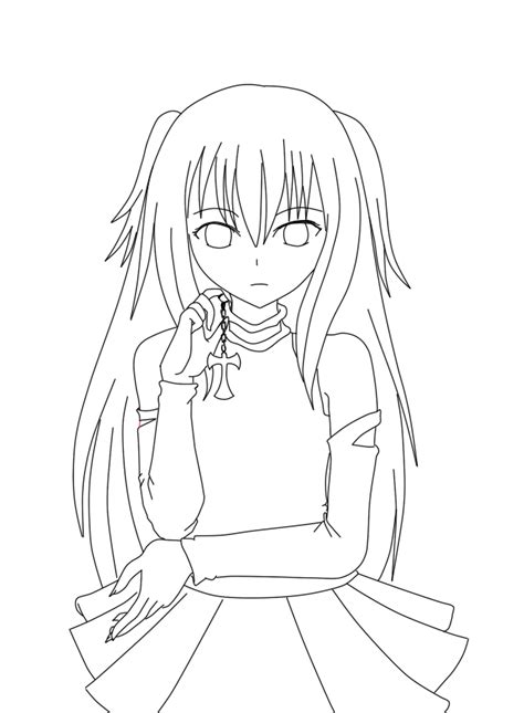 Anime Blush Coloring Pages