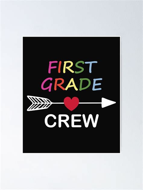 First Grade Crew Shirt 1st Grade Shirt Teacher Shirt First Grade