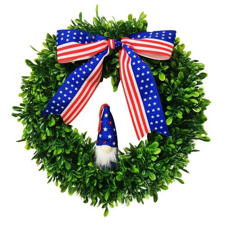Mchoice 4th Of July Day Patriotic Decorations Wreath American Flag