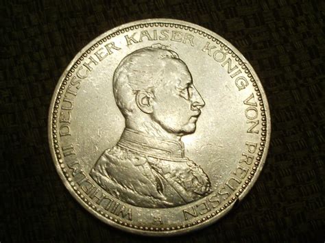 Imperial Germany 5 Mark Coin 1914