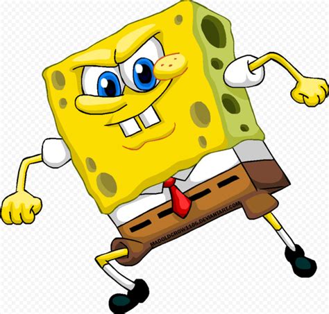 Hd Spongebob Angry Looking Character Transparent Png Citypng