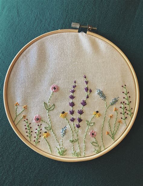 Wildflower Embroidery Patterns Free Web They Are All Great For Beginners Wanting To Learn Some