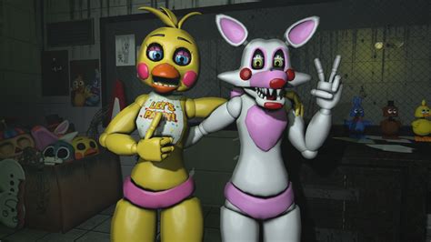 Toy Chica And Mangle By Detective Puppet On Deviantart