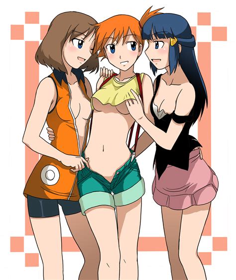 Dawn May And Misty Pokemon And 1 More Drawn By Takayan Danbooru