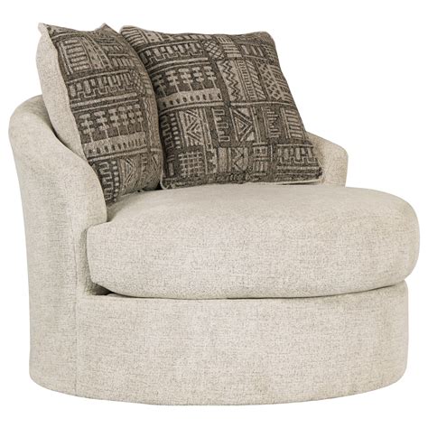 signature design by ashley soletren contemporary swivel accent chair lindy s furniture company