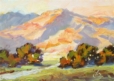 Tom Brown Fine Art Colorful California Impressionist Landscape By Tom