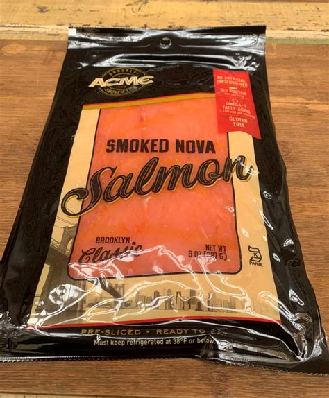 Classic Smoked Salmon 8oz Pack Giordano Garden Groceries