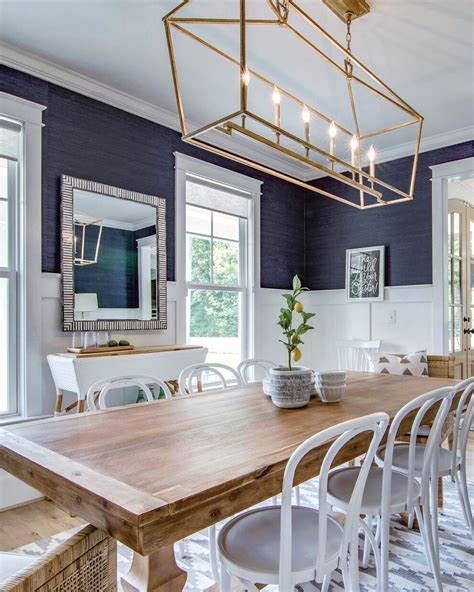 Our Navy Blue Dining Room Dining Room Blue Farmhouse