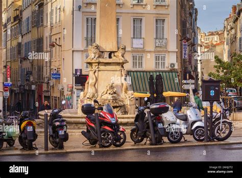 Bend Streets In The Old Port Part Of Marseille France Stock Photo Alamy