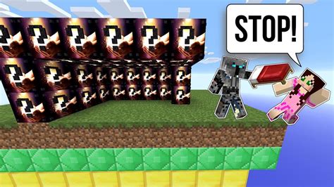 Minecraft Overpowered Lucky Block Bedwars Modded Mini Game