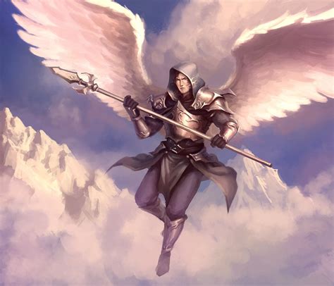Angel Warrior By Artdeepmind 7 Arcanjos Arte De Anjo Anjos E Demônios