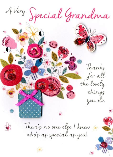 About 13% of these are greeting cards, 14% are artificial crafts, and 32% are paper crafts. Special Grandma Birthday Greeting Card | Cards | Love Kates
