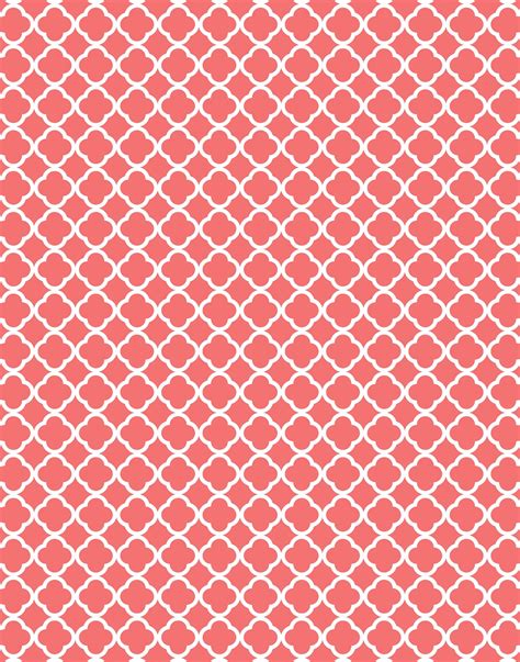 Freebie digi Patterns backgrounds: polka dots, moroccan, quatrefoil and ...