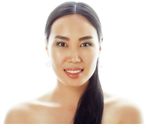 asian woman beauty face closeup portrait beautiful attractive mixed race chinese asian