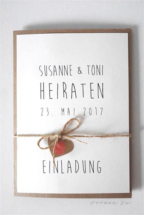 Einladung einladungskarten hochzeit mr&mrs postkarten stempel. DIY-Einladungskarte für Eure Hochzeit | Hochzeitseinladung ...