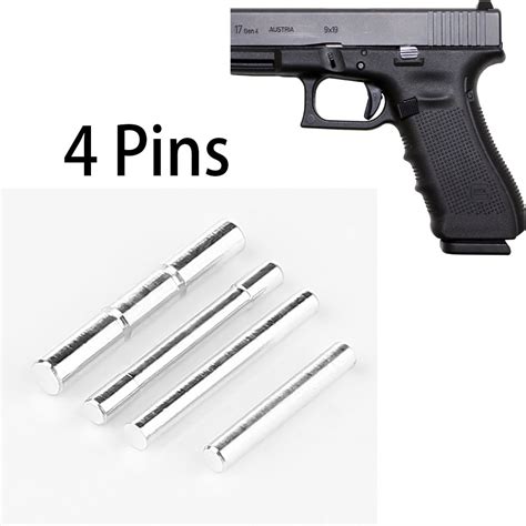 Stainless Steel Gen 4 Pin Kit Set For Glock 17 19 20 21 22 23 26 27 34