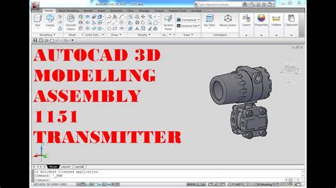 Autocad 3d How To Assembly 1151 Autocad Rvmags Youtube