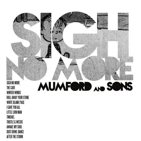 Sigh No More Mumford And Sons Album Cover Art Lp By Sixteen9 €1000