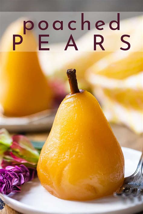 Easy Poached Pears Simple Elegant Dessert Baking A Moment