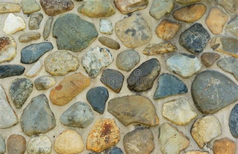 Stone And Concrete Wall Color Rocks Fieldstone Texture Background