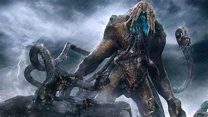 Cthulhu Lovecraftian Giant Monsters Wallpapers Sfondi Backgrounds