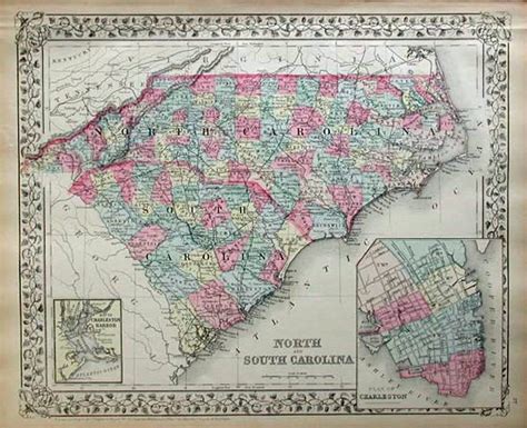 Prints Old And Rare South Carolina Antique Maps And Prints
