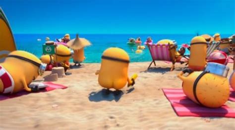 Minions On The Beach Minions Funny Minions Minions Love