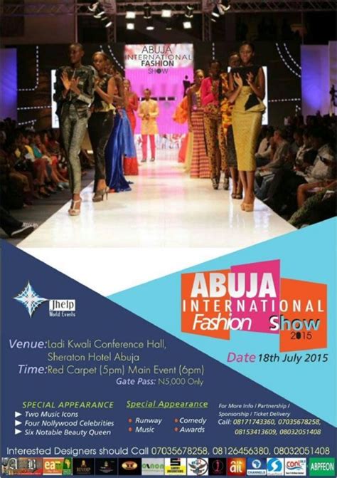 Abuja International Fashion Show Whats On Africa