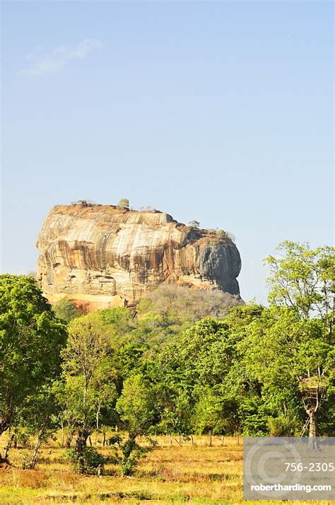 Sigiriya Lion Rock Unesco World Stock Photo