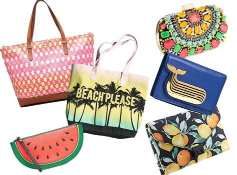 56 Perfect Summer Bags Beach Totes Colorful Clutches And Tons More E