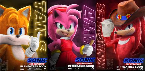 Sonic Movie 2 Tails And Knuckles Jungker Malek
