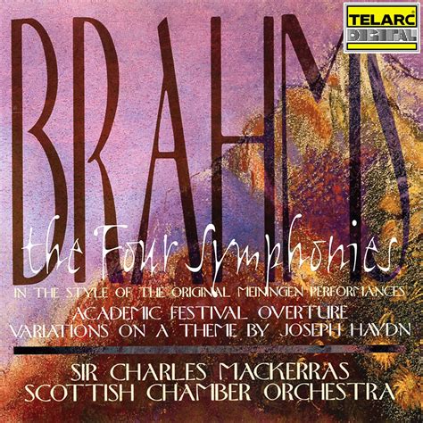 album brahms the four symphonies academic festival overture and variations on a theme by joseph