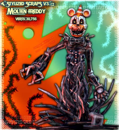 Stylized Molten Freddy V3 By Theyseemerollan On Deviantart