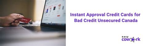 Usually, credit card applicants to have to wait to get approved. Instant Approval Credit Cards for Bad Credit Unsecured Canada 2020
