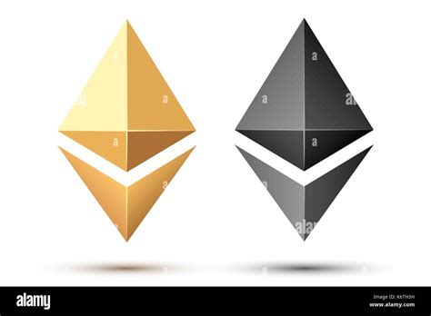 Set Of Ethereum Sign Stock Vector Image And Art Alamy